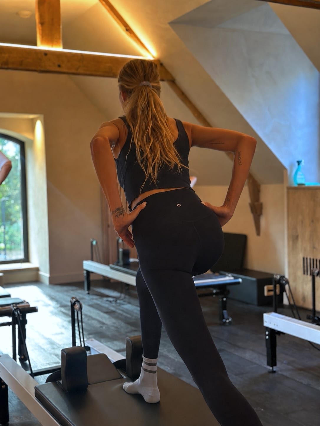 Pilates Reformer at Château Les Garennes in Bénodet Pilates Reformer at Château Les Garennes in Bénodet